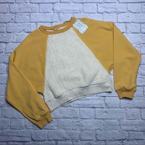 NEW Free People Oversized Sherpa Pullover, Sample